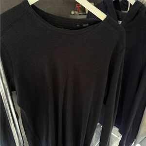 Wings + Horns Charcoal Long Sleeve Shirt